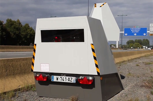 cabine radar autonome avec roues