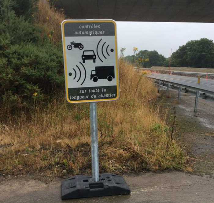 panneau radar chantier panneau radar chantier